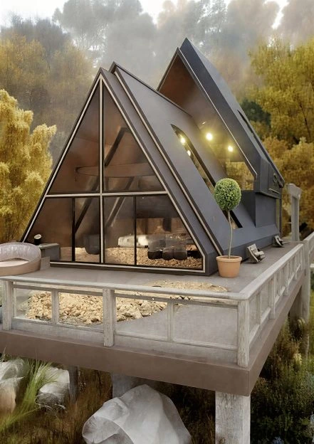 Triangle house